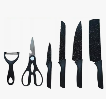 Miniatura 4 de SET CUCHILLOS NEGROS